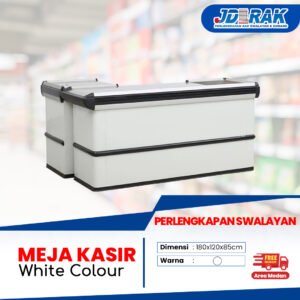 Meja Kasir Minimarket White Colour