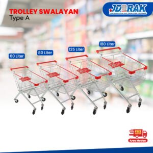 Troli Belanja Swalayan Tipe A