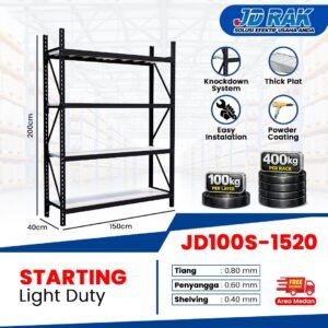 Rak Gudang JD-100 Black